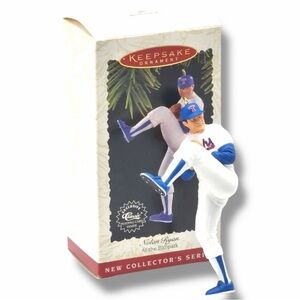 Hallmark Keepsake Nolan Ryan 1996 MLB Texas Rangers #34 Collector Figure + Card